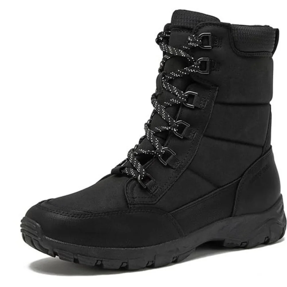 Men's Insulated Winter Boots Waterproof Snow Boots